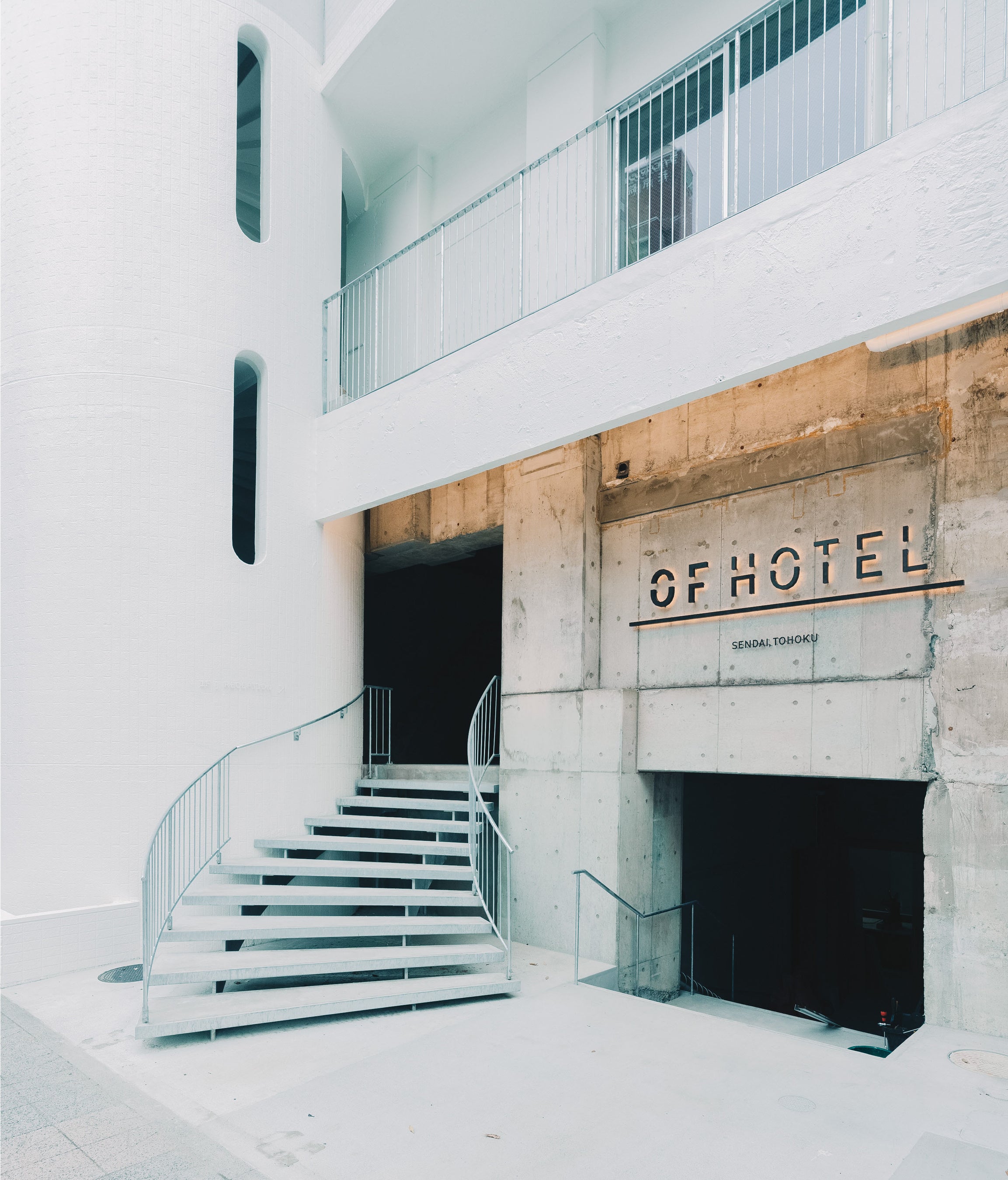 ホテル外観エントランスまわり