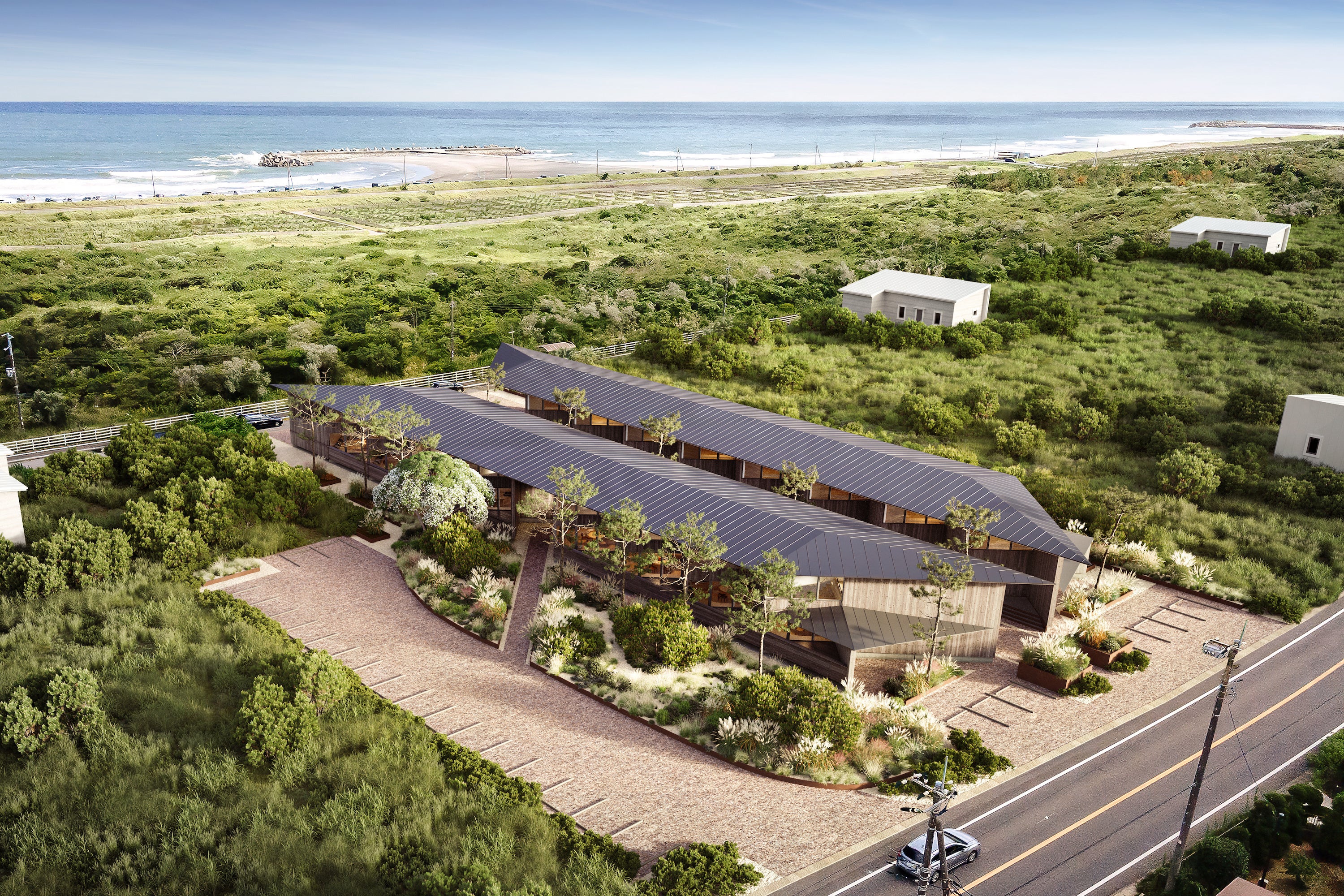 「APARTMENT 外観イメージ｜Credit The Boundary for Sanu Inc. ©︎ Sanu Inc.」※デザインは変更となる可能性があります。