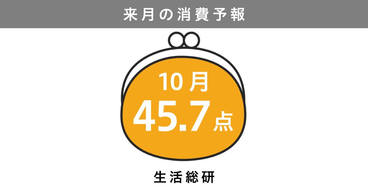 博報堂生活総研[来月の消費予報・2026年10月]（消費意欲指数）