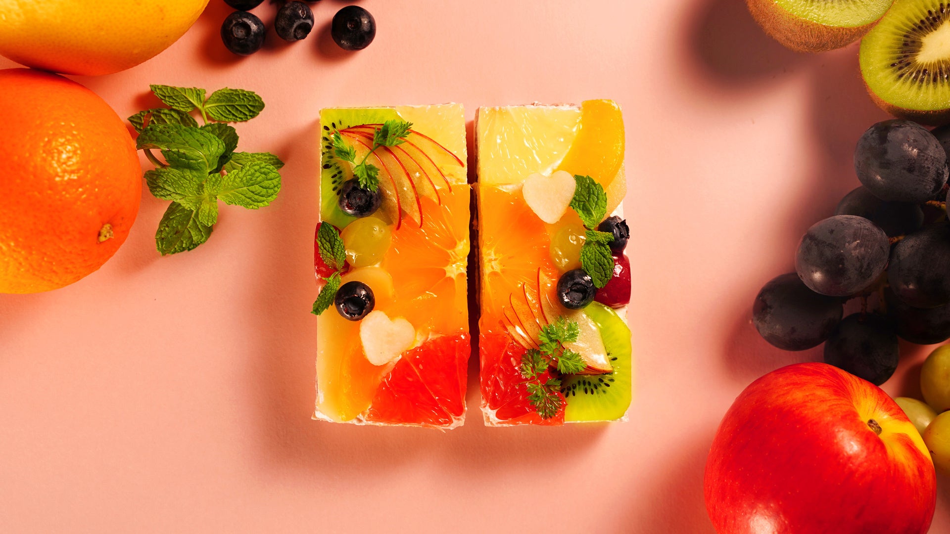 「ふたつ合わせて両想い！」はさまないオープンサンド