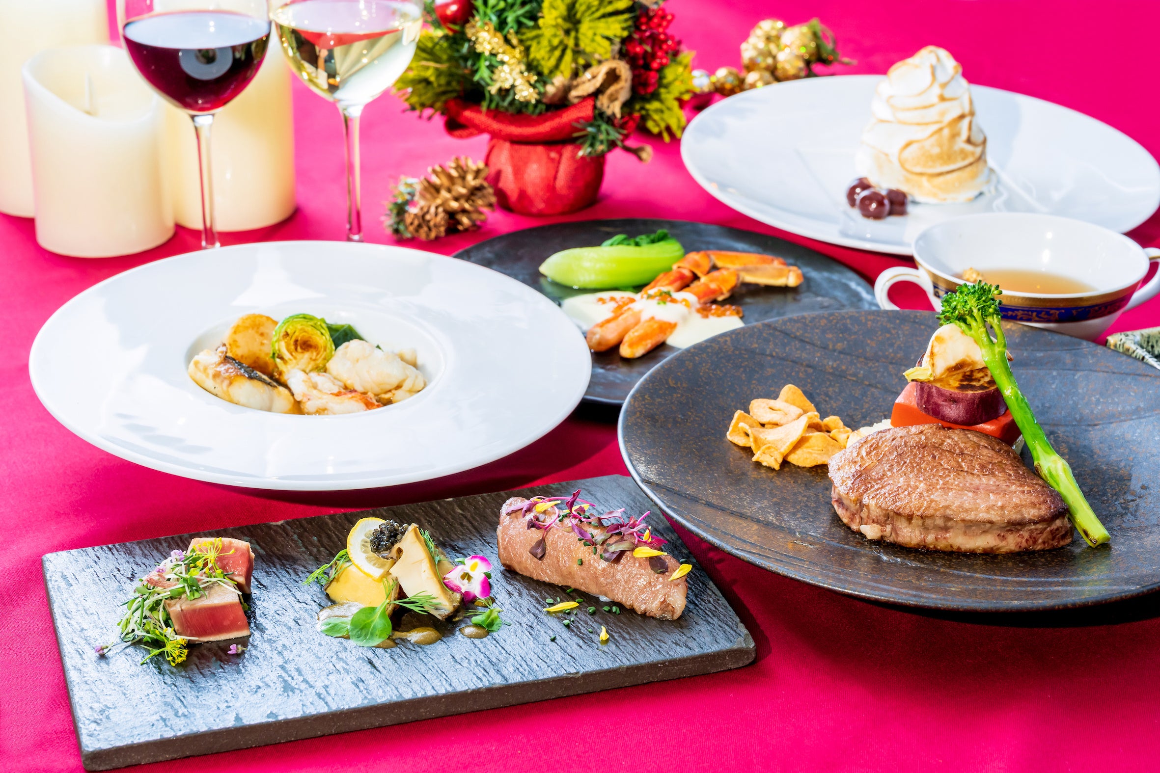 コンチェルトの鉄板焼き クリスマスコース