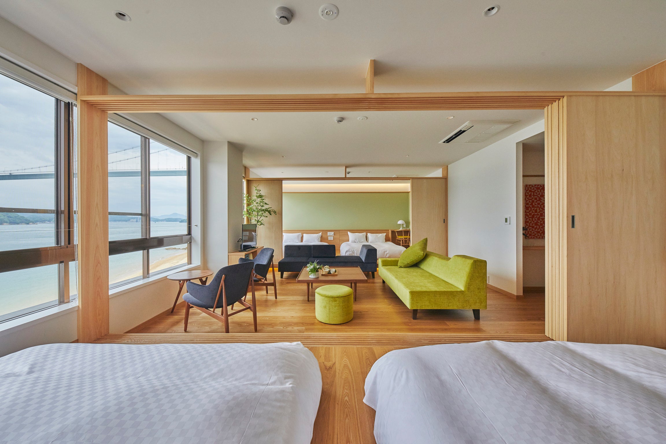 GLAMPROOKしまなみのJUNIOR SUITE（一例）