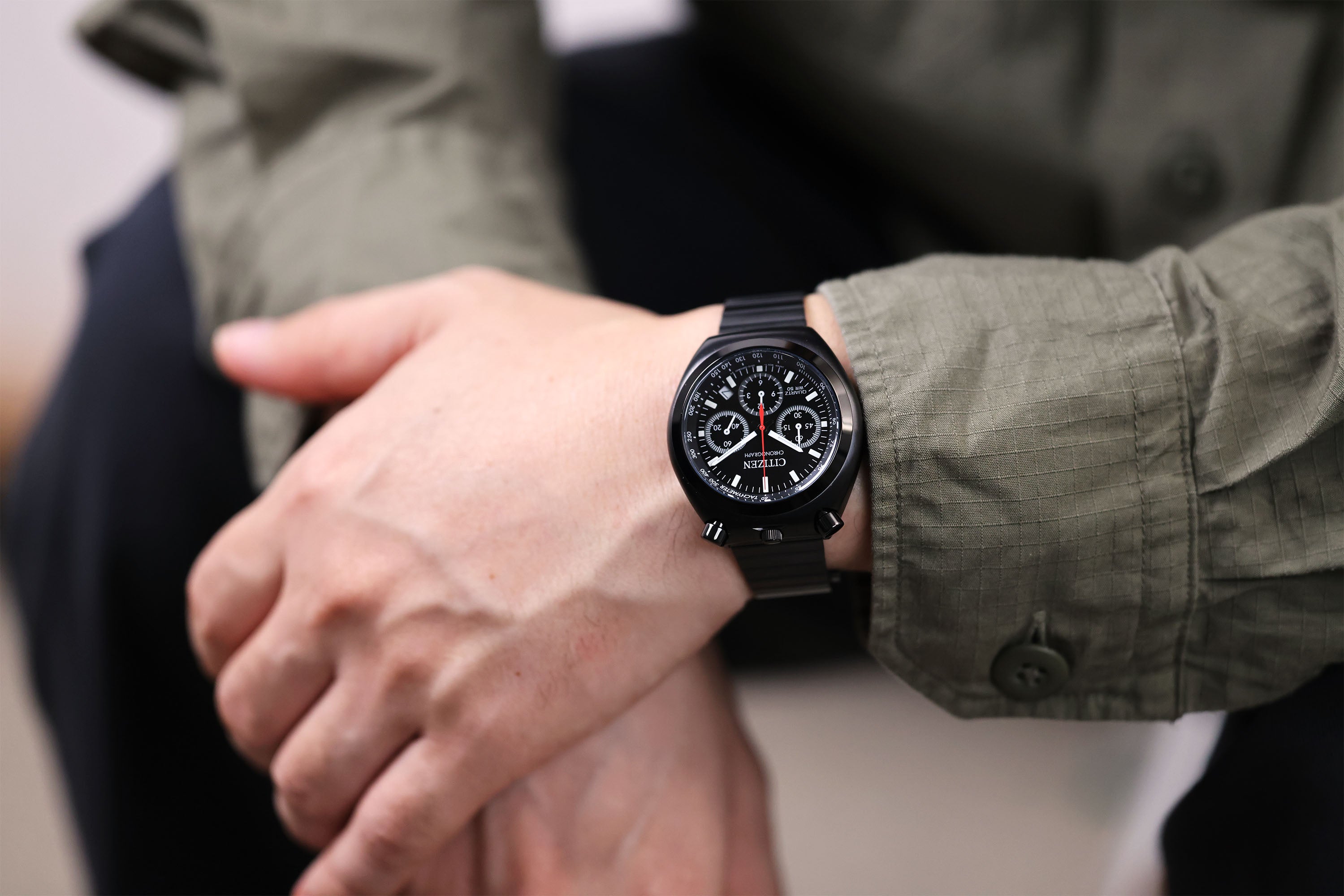 クロノスさん専用 シチズン レコードレーベル＞「ツノクロノ」の愛称で親しまれる