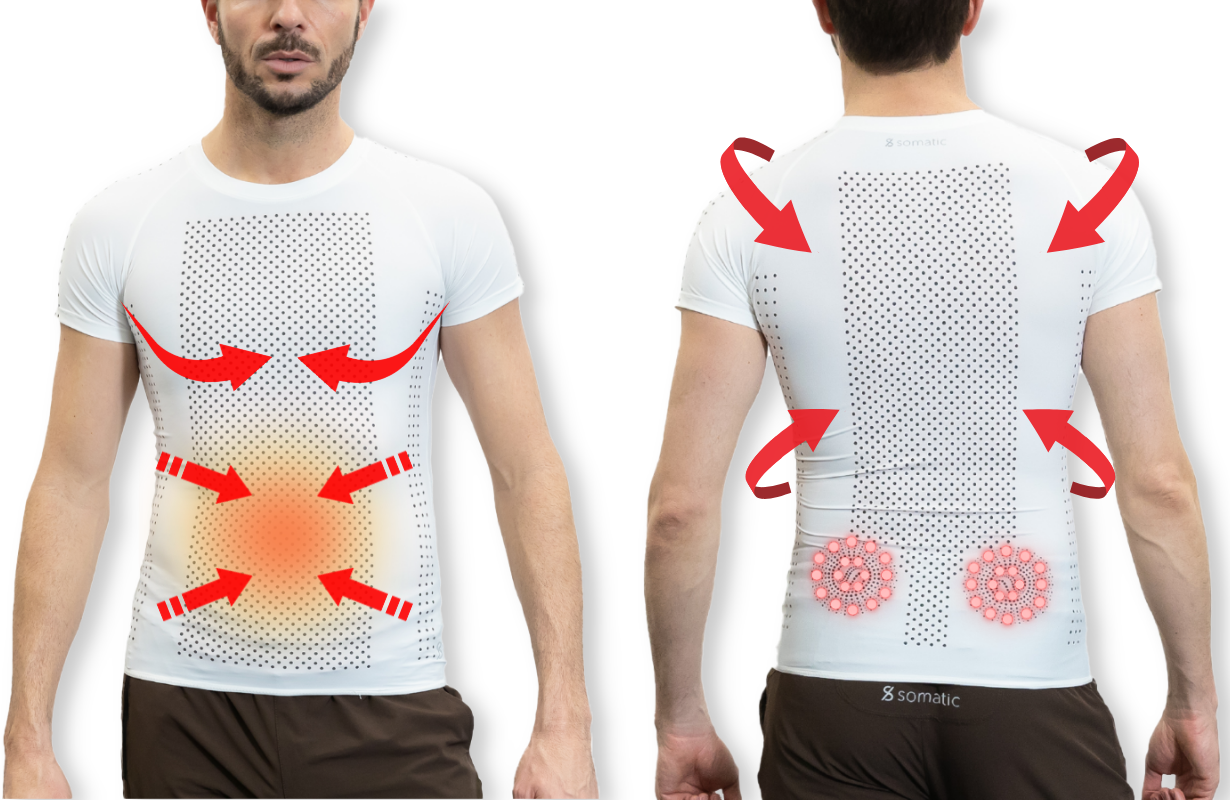 スパンデックス30%の強加圧で筋トレをサポート！日常生活もまるで