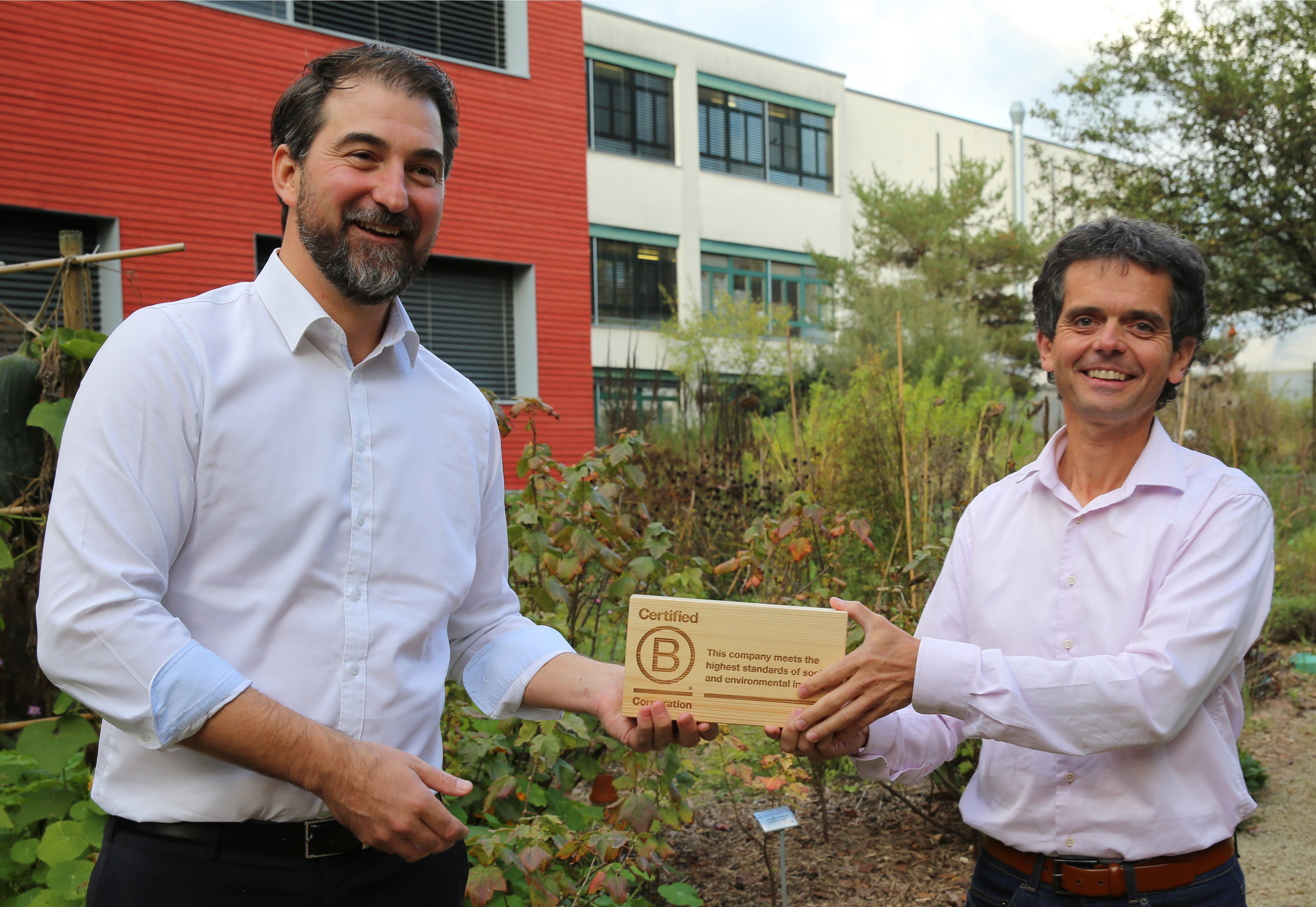 ヴェレダ サステナビリティ担当執行役員 ミハエル・ブレナー。スイス、アーレスハイム本社にて。