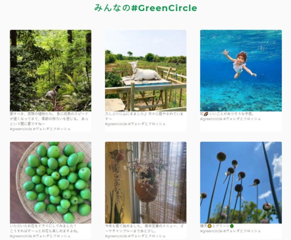 2021年実施したSNSキャンペーン投稿画像