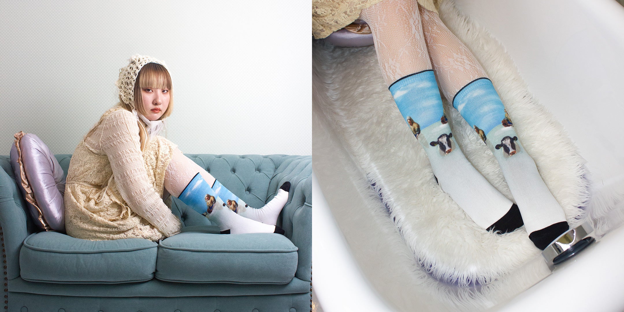 Socks design by Aoyama Kotaro