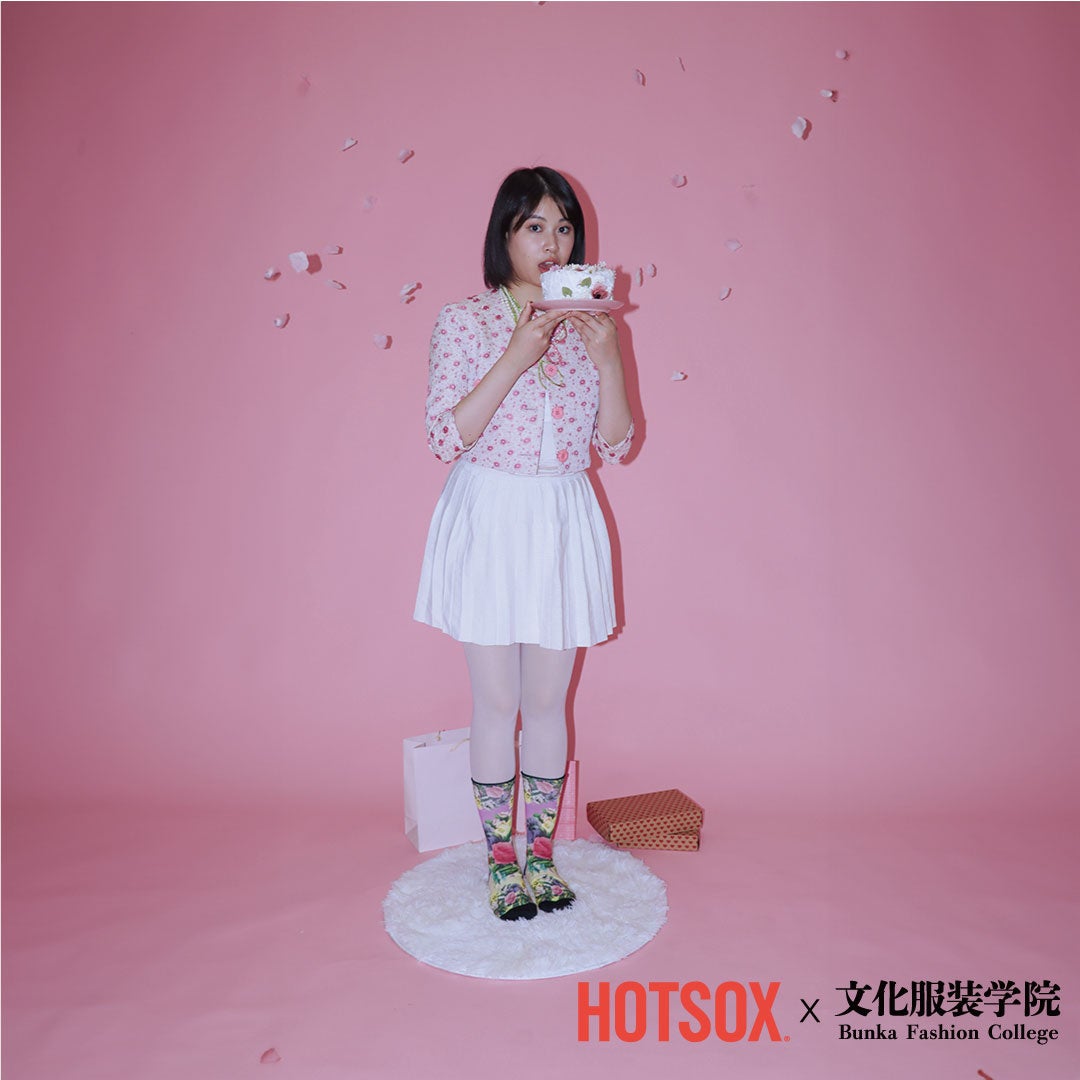 文化服装学院×HOTSOX」コラボソックス第2弾。今年は全国展開で