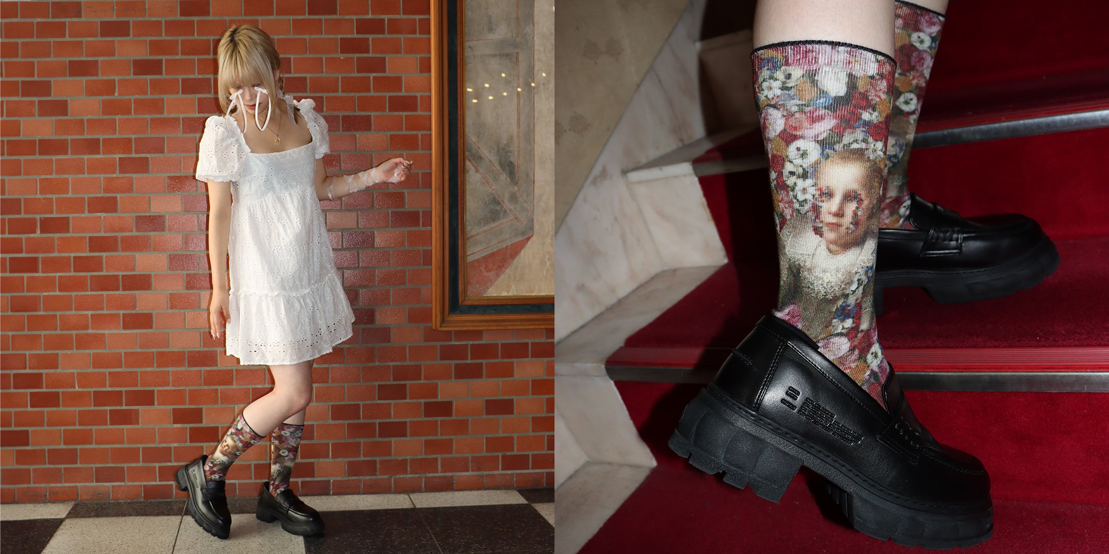 Socks design by Tsumuraya Ayaka