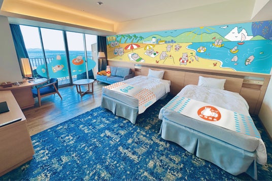 熱海プリン×熱海後楽園ホテル 初のコラボルームが1日1室限定で登場!昨年好評の夕食ブッフェでのスイーツコラボも同時開催 熱海プリン×熱海後楽園ホテル 初のコラボルームが1日1室限定で登場!昨年好評の夕食ブッフェでのスイーツコラボも同時開催