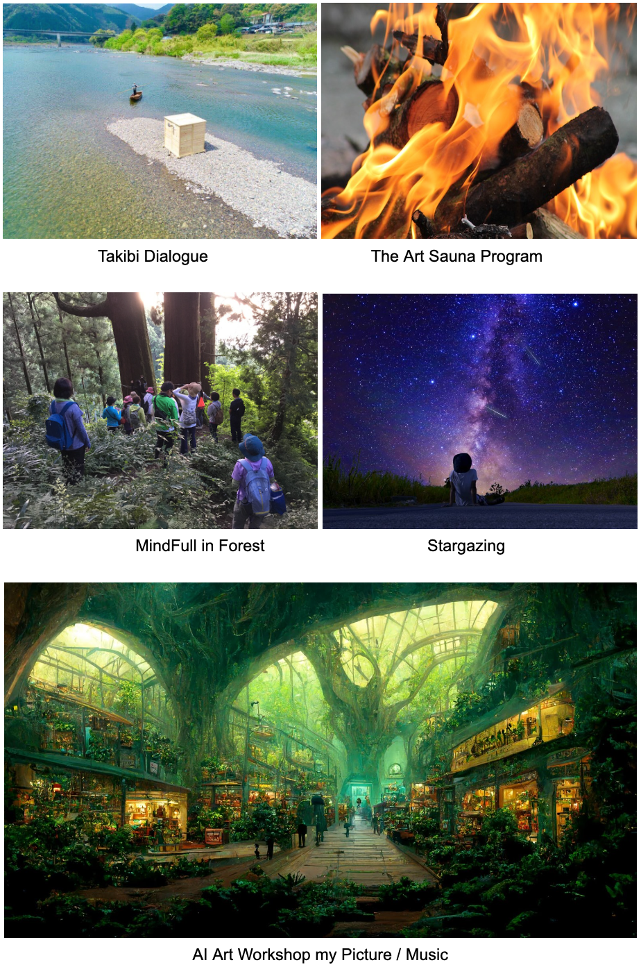 NIGHTTIME ART FAIR, SHIMANTO イベント一覧