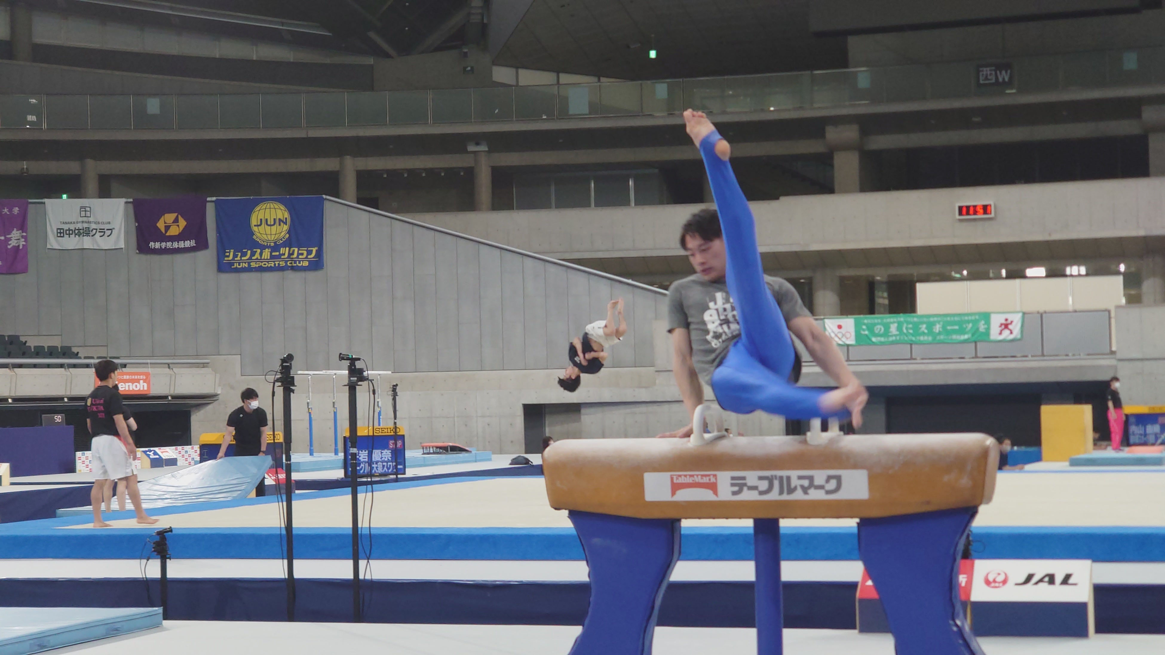 工藤友也｜あん馬｜会場練習