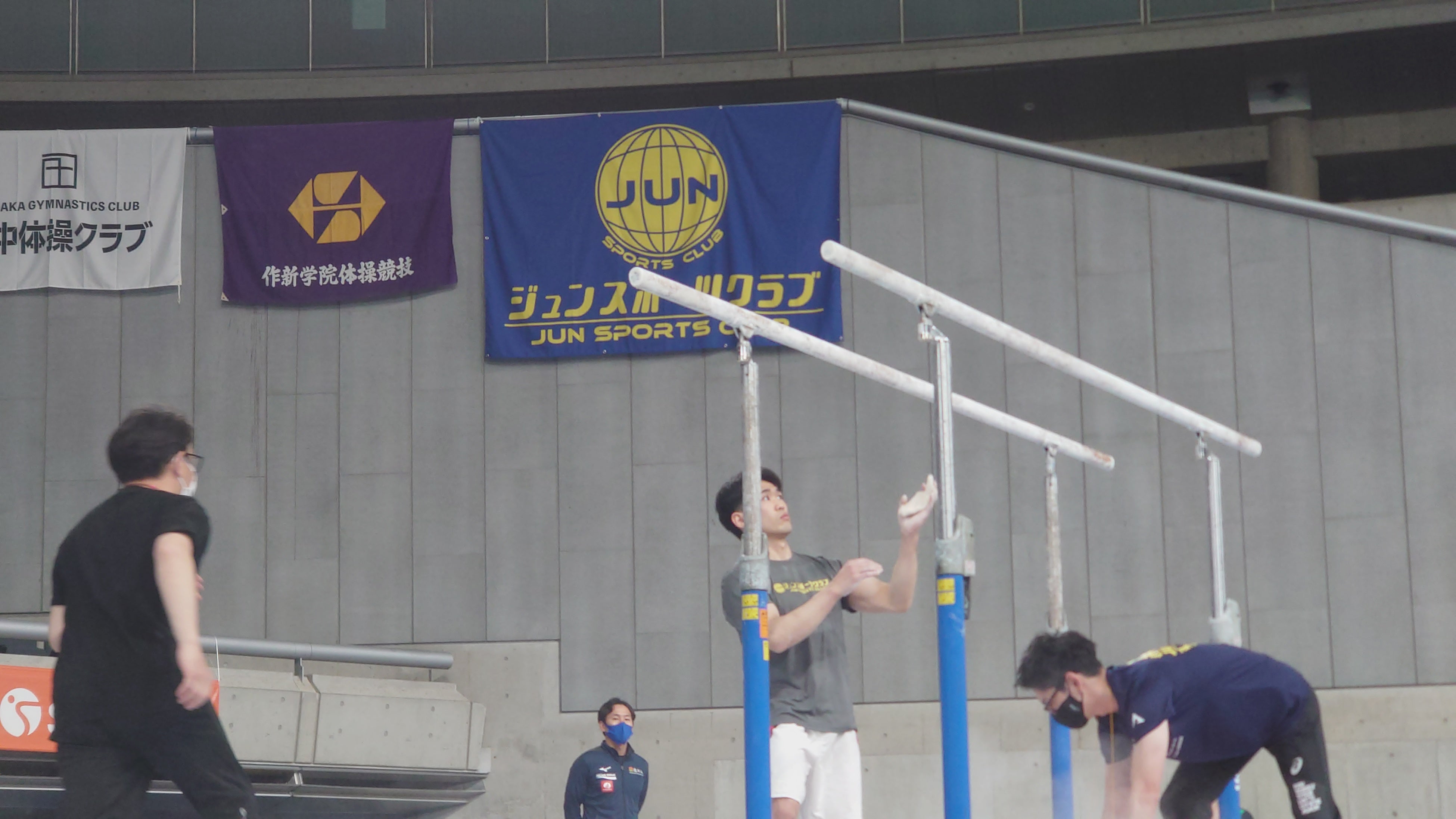 柳勇希｜平行棒｜会場練習