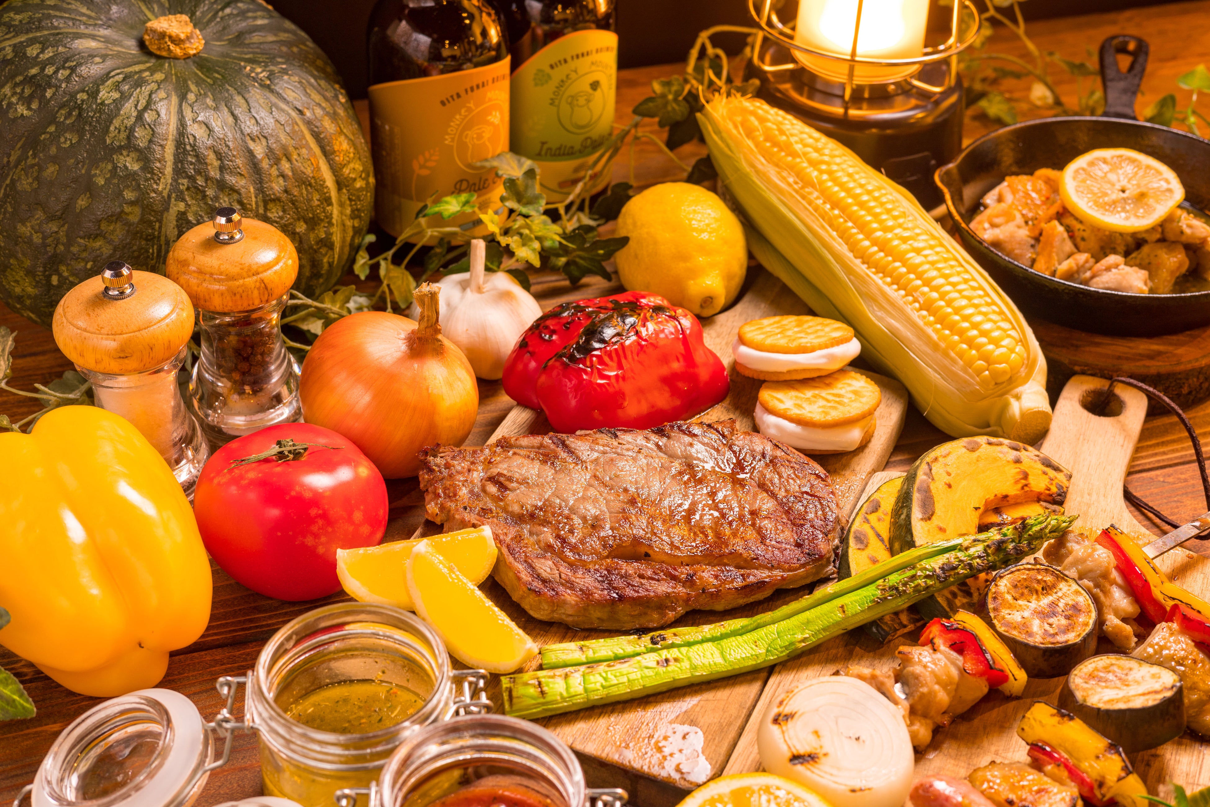 夕食BBQイメージ①