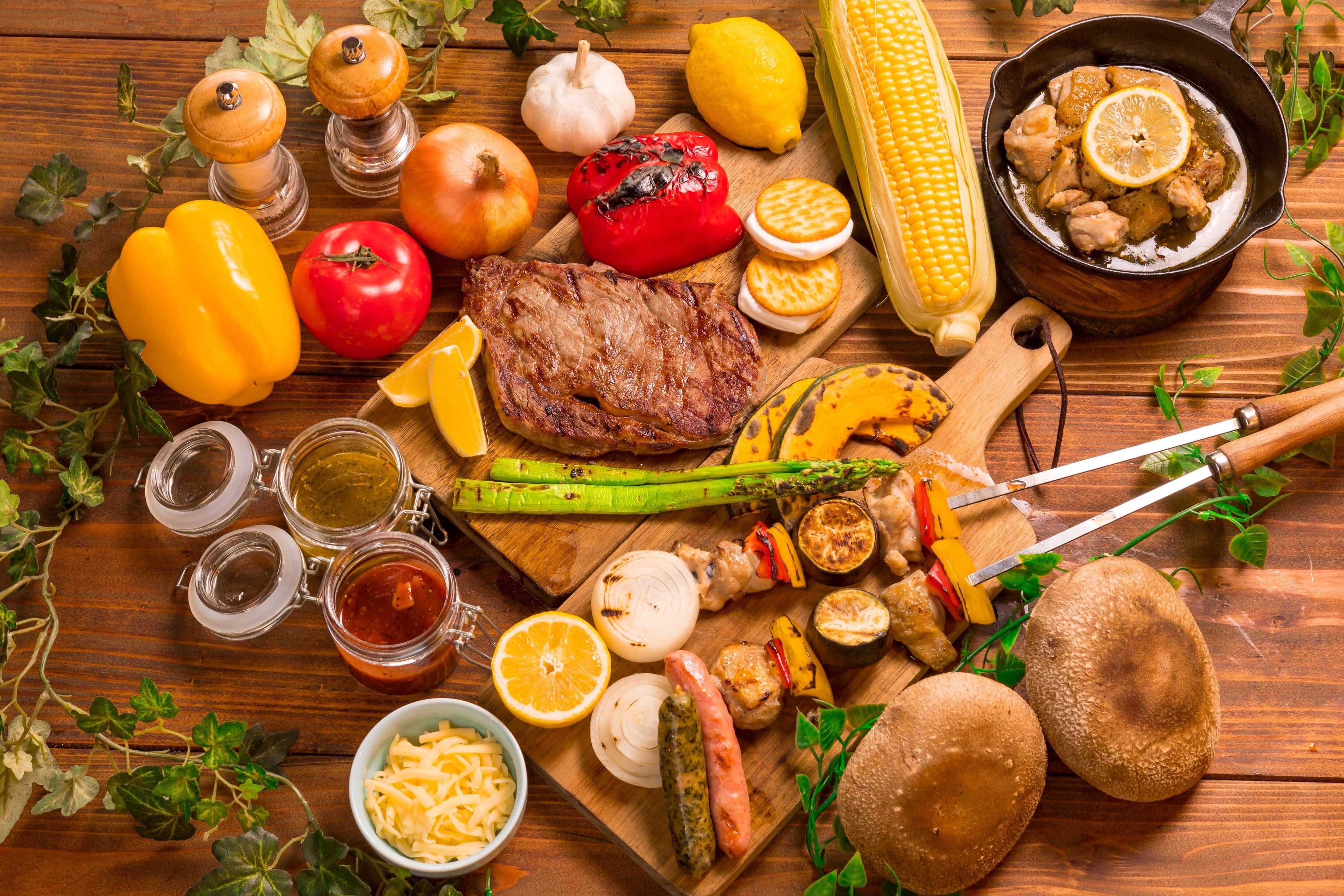 夕食BBQイメージ②