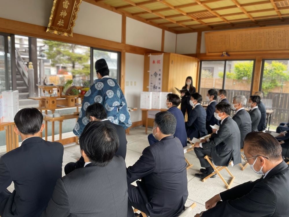 安全祈願祭の様子