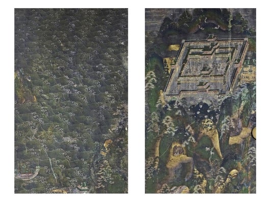 大海原 空舞う天女 宮殿…補陀落浄土の美 大海原 空舞う天女 宮殿…補陀落浄土の美