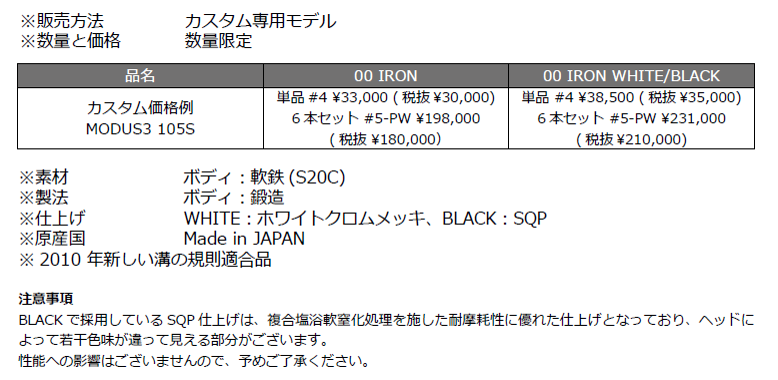 最終価格！　プロギア00アイアン40周記念ブラックヘッド5〜pw 最終価格！ プロギア00アイアン40周記念ブラックヘッド5〜pw