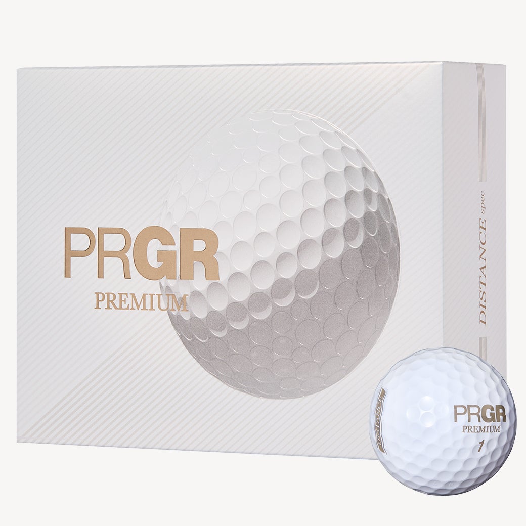 PRGR ゴルフボール「RS SPIN」「PRGR PREMIUM」「SOFT DISTANCE