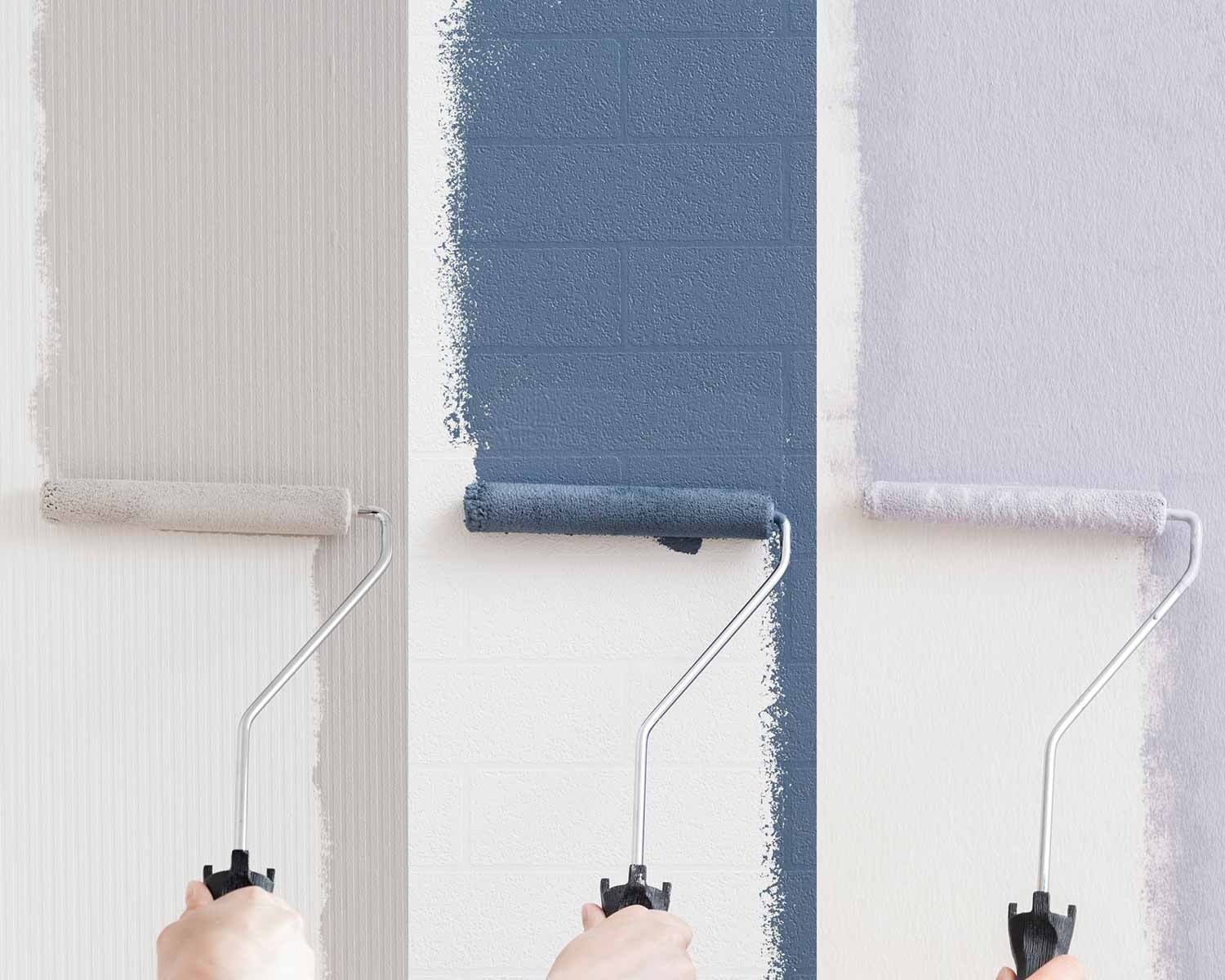 左から「シンストライプ」「ブリック」「プレーンストーン」