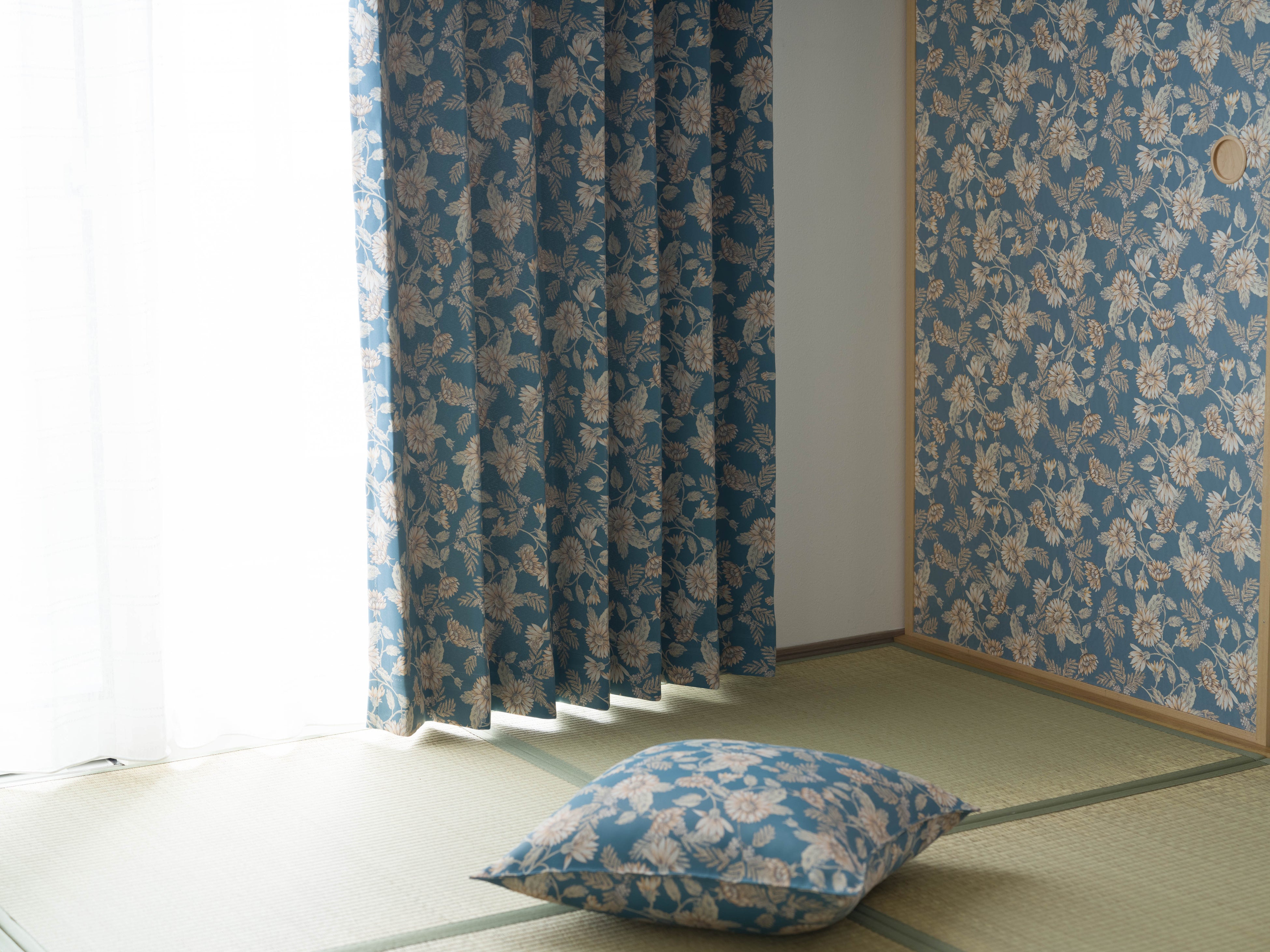 「マルグリット」ドレープカーテン・クッションカバー・ふすま紙