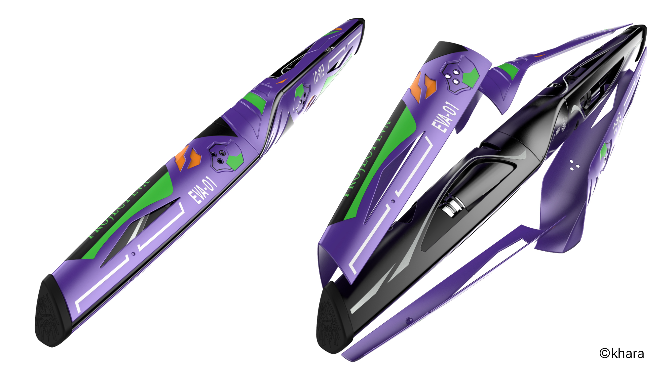 エヴァンゲリオン30周年記念Gravity.Mobius】初号機万年筆＆ボールペン