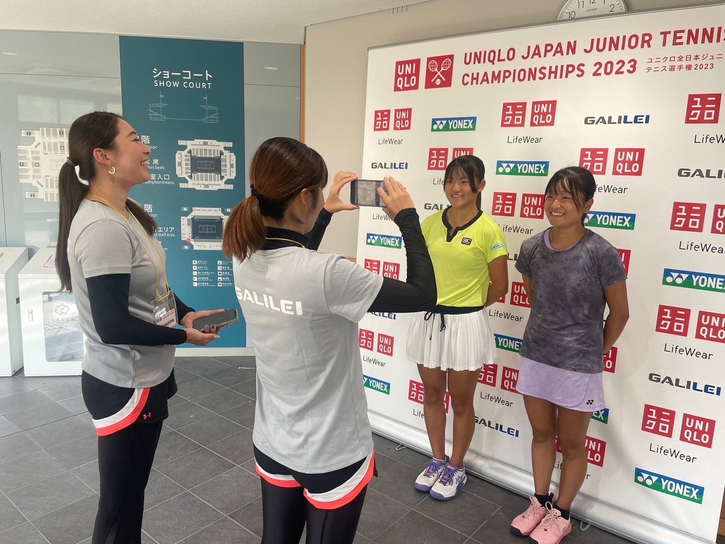 勝利者インタビュー