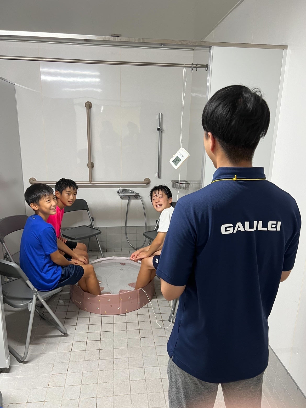 アイスバスの温度管理