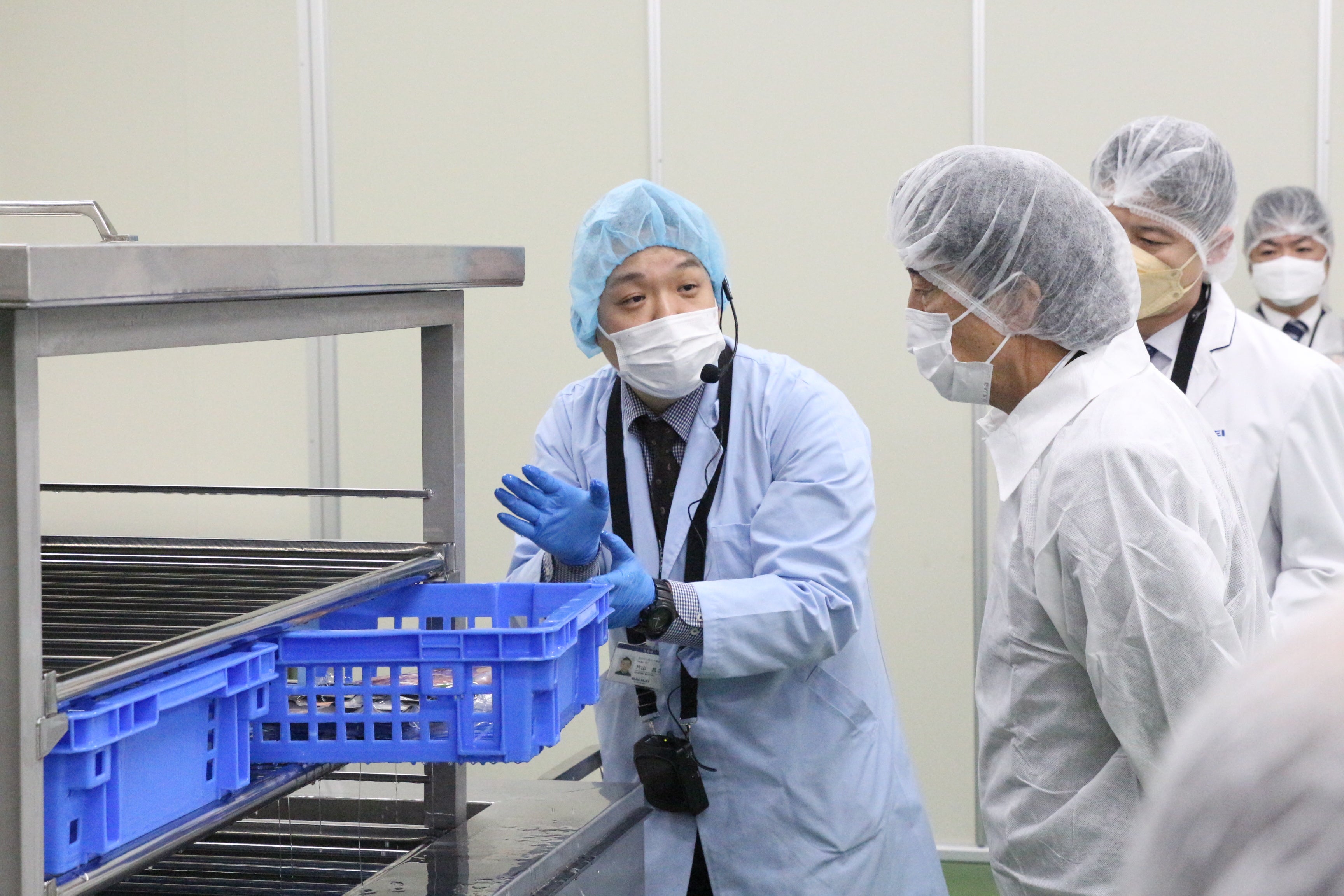 MILAB食品工場視察　アルコール凍結機