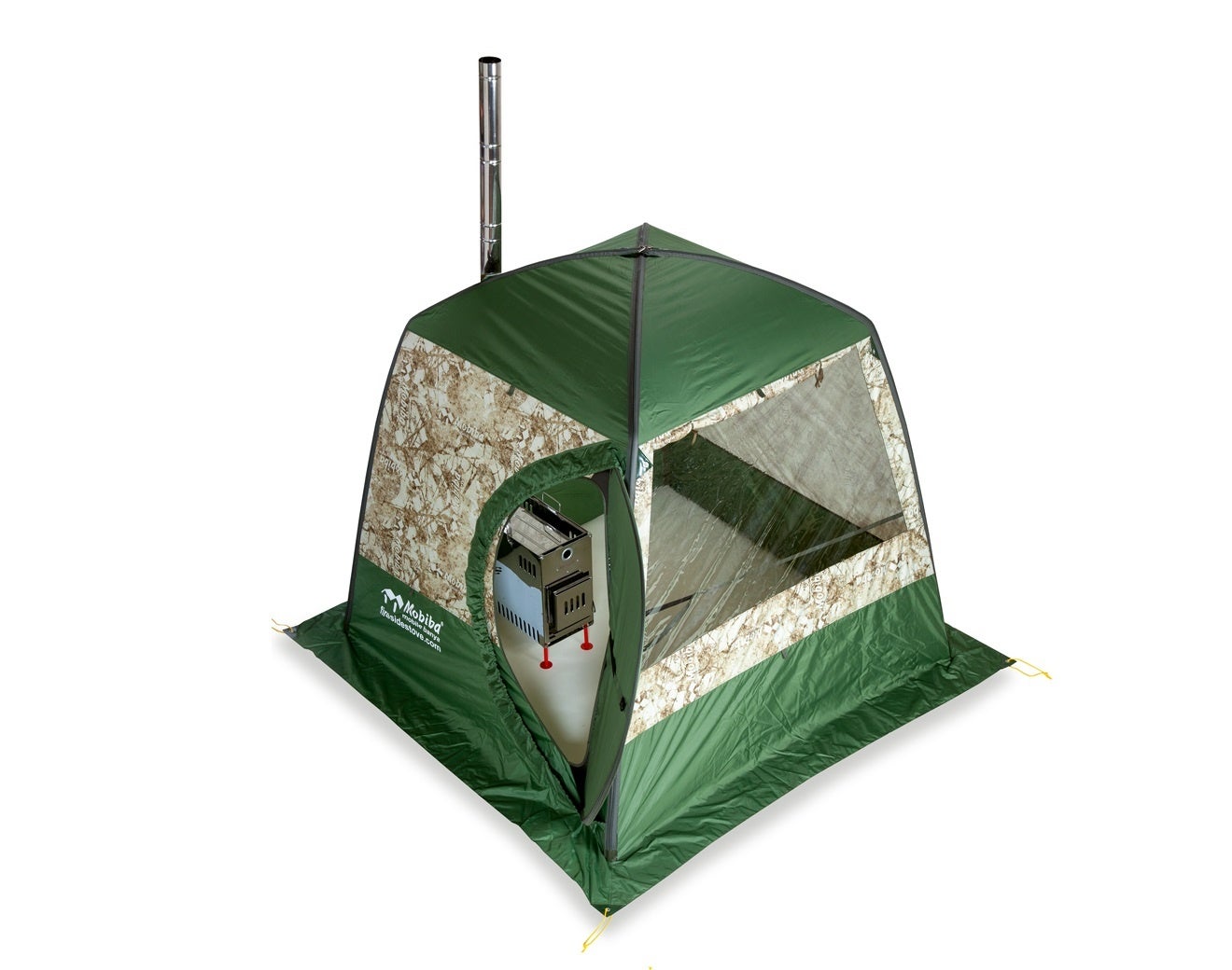 ファイヤーサイド社のテントサウナ