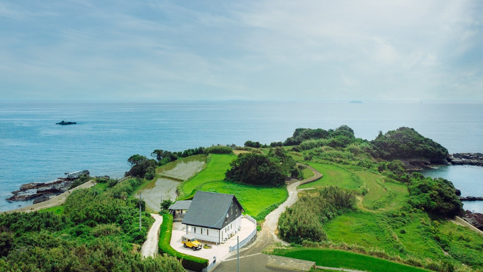 国定公園に面した長閑なロケーション