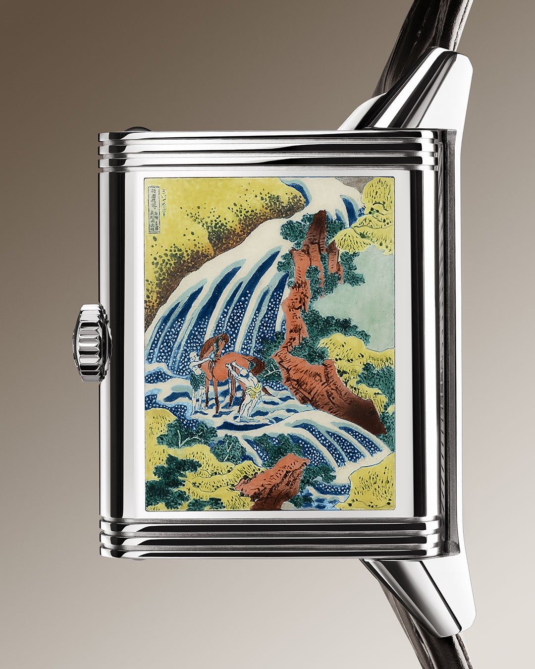 マーク・シャガール「HOMMAGE A PARIS」、海外版超希少レゾネ レベルソ・トリビュート スモールセコンド Q7132521｜レベルソ