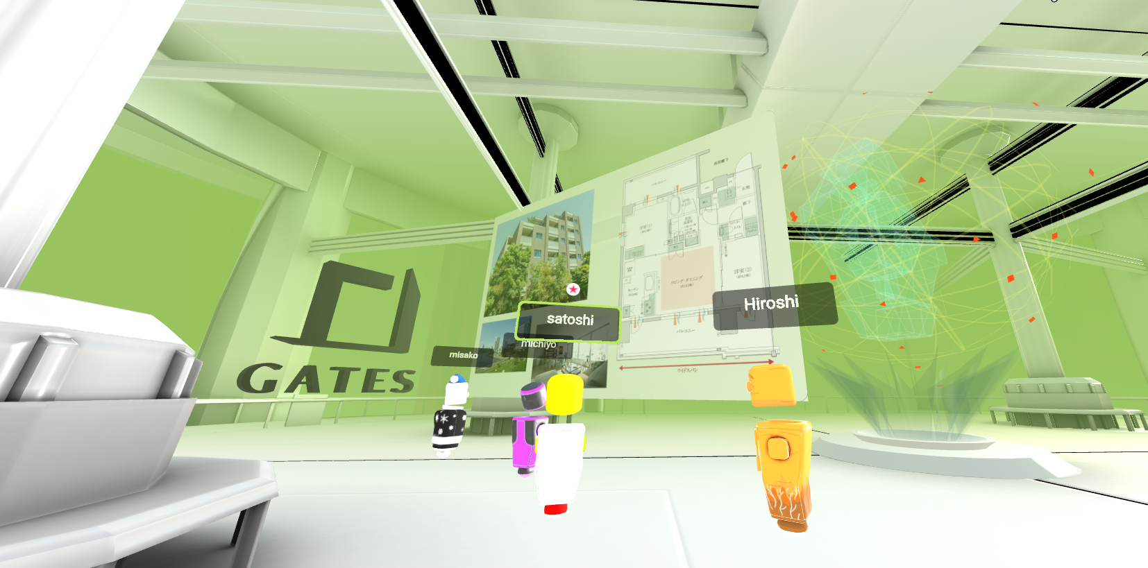 GATES株式会社メタバース支店 完成予想図