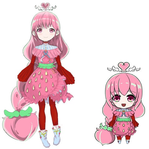 いちごファームHakusanのイメージキャラクター・新「うららちゃん」が いちごファームHakusanのイメージキャラクター・新「うららちゃん」が