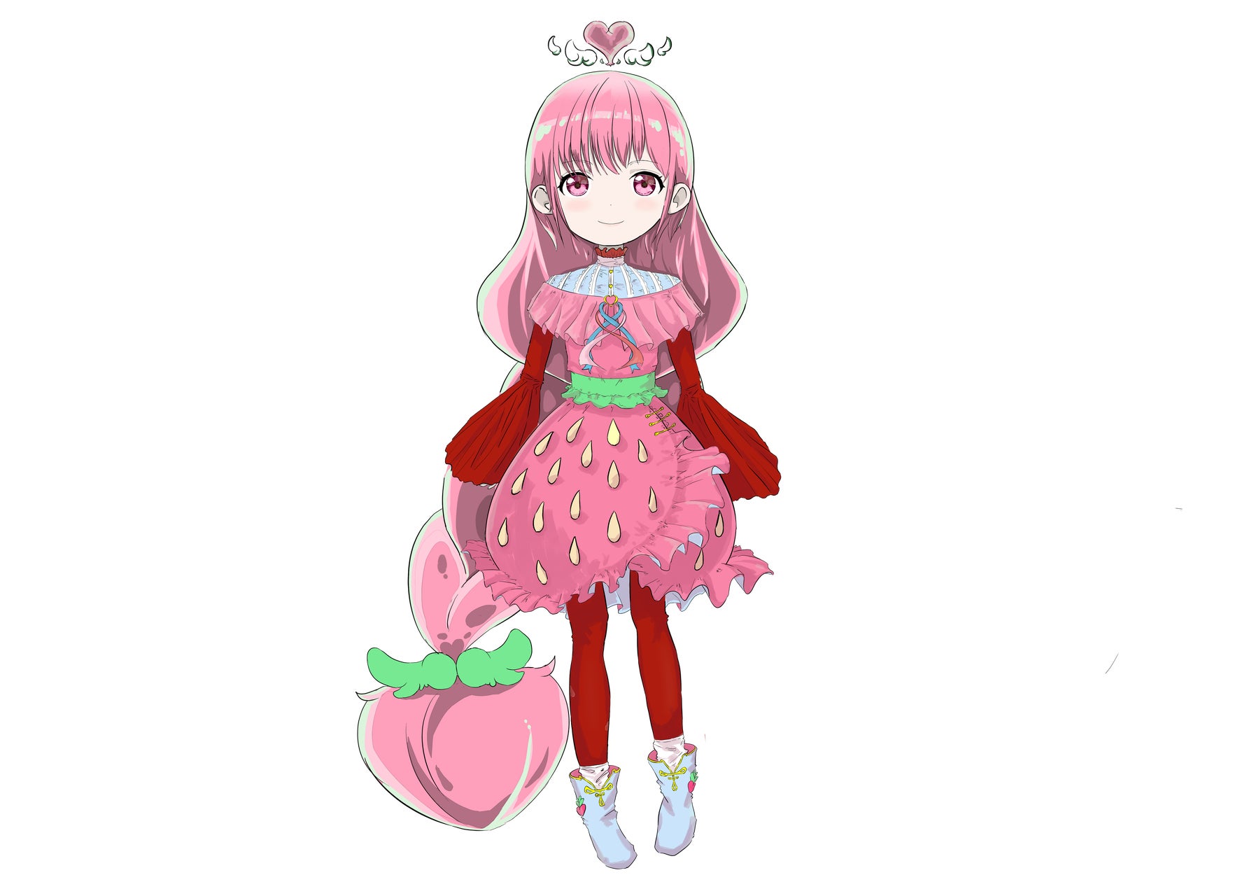 いちごファームHakusanのイメージキャラクター・新「うららちゃん」が いちごファームHakusanのイメージキャラクター・新「うららちゃん」が