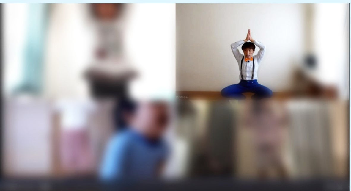 ご家庭を対象としたダンスプログラムの様子