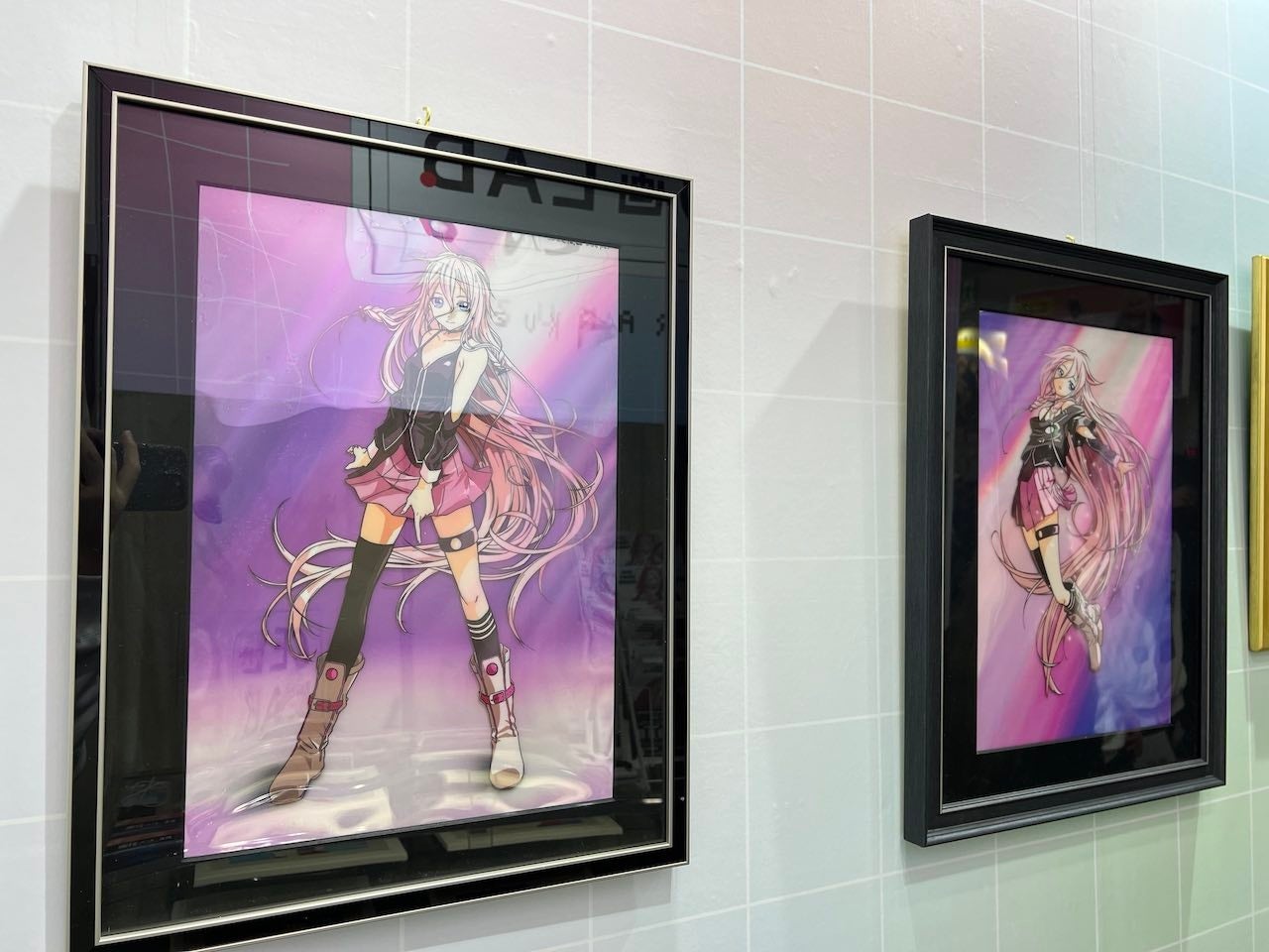 セル画で再現されたI A　(C)1st PLACE Co.,Ltd.