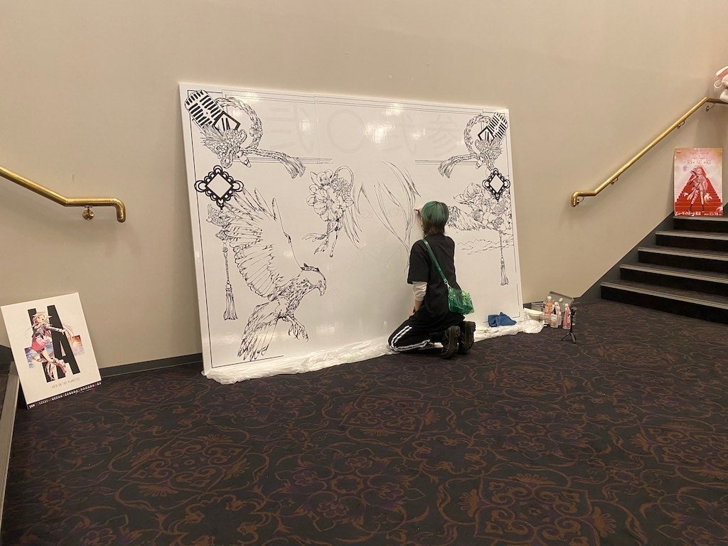 マンガライブペインター内田慎之介氏