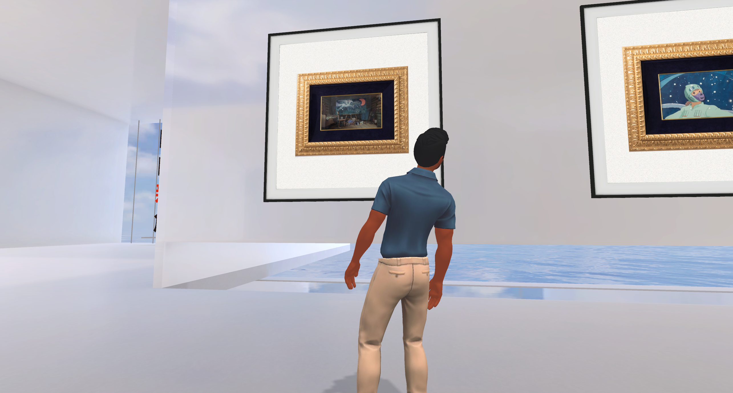 作品を間近で見ることも可能