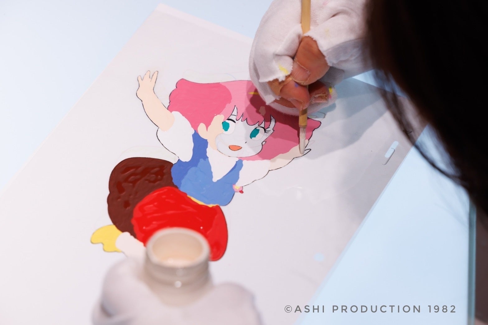 セル画クリエーターによる塗り実演