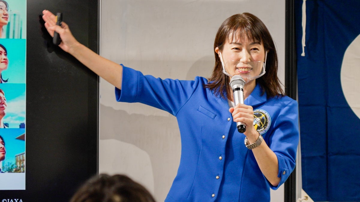 質問コーナーでは、好きな宇宙食についてなど、子どもたちが積極的に山崎氏に質問。宇宙飛行士と話ができたことは分団員にとって忘れられない時間に