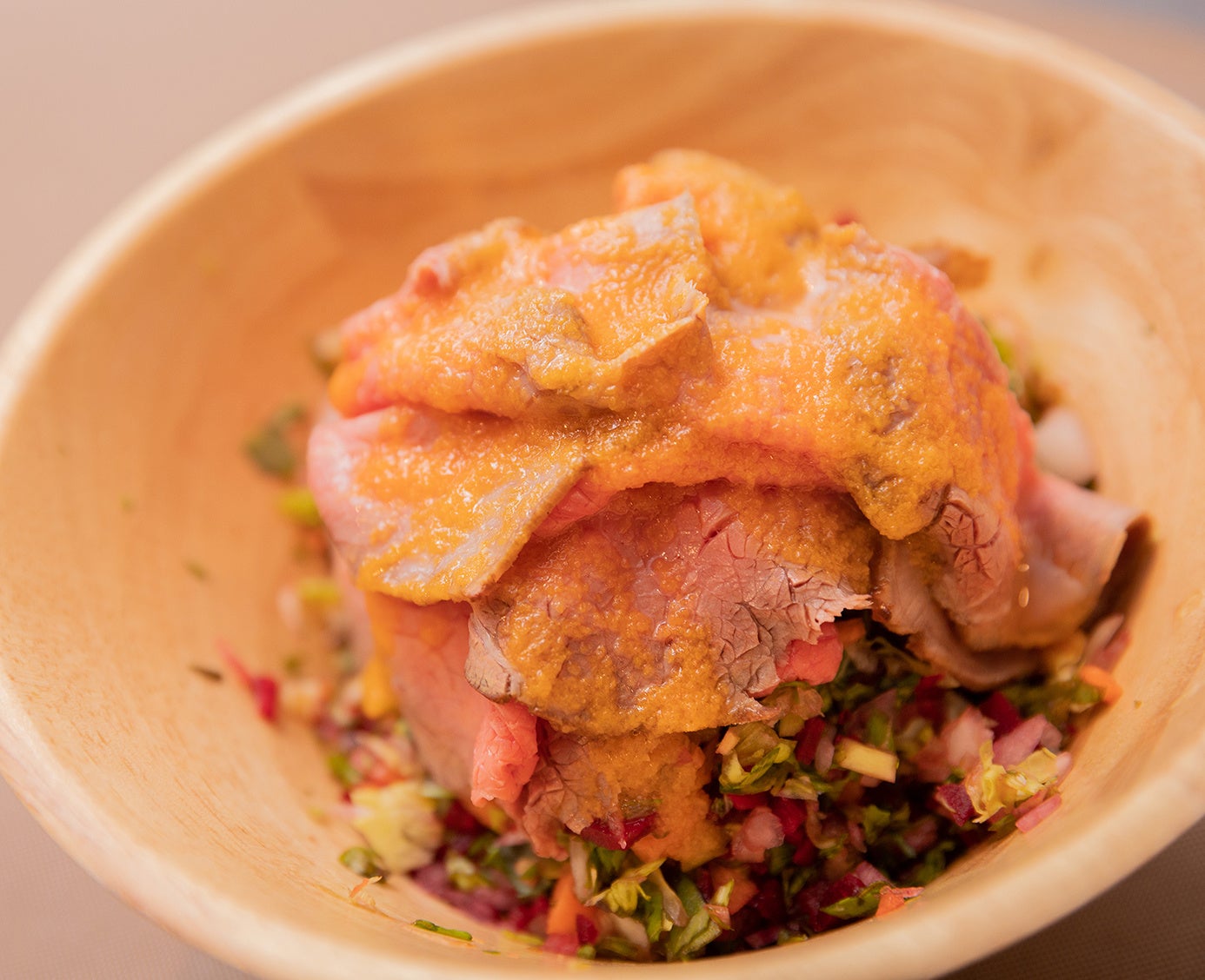 朝の採れたてチョップドサラダ