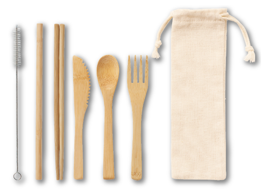バンブーカトラリーセット