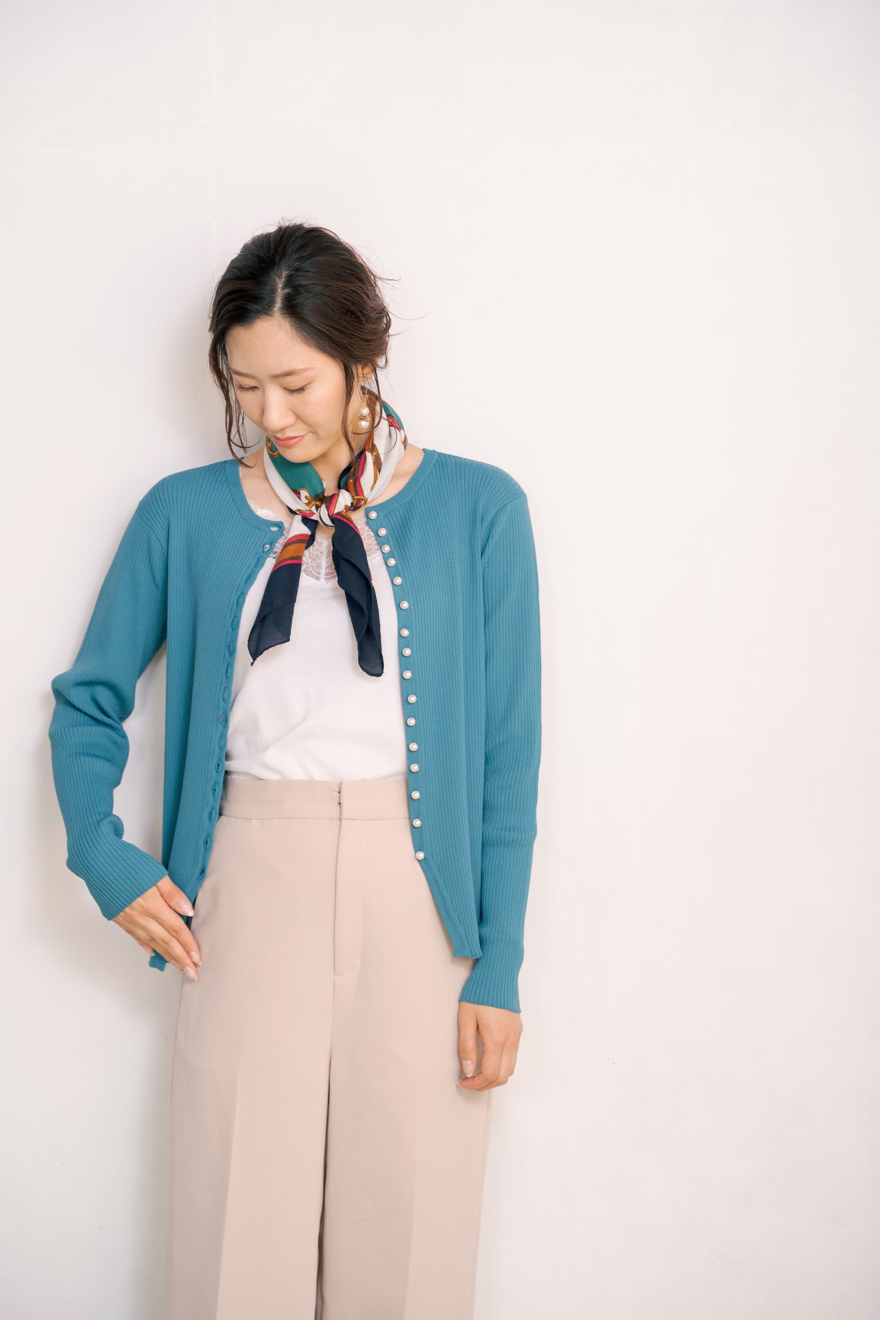 user_f4351bfdPrecaliber 身長99-117cm 水色 高身長女性向けアパレルブランド『MIHARU』春夏最新コレクション