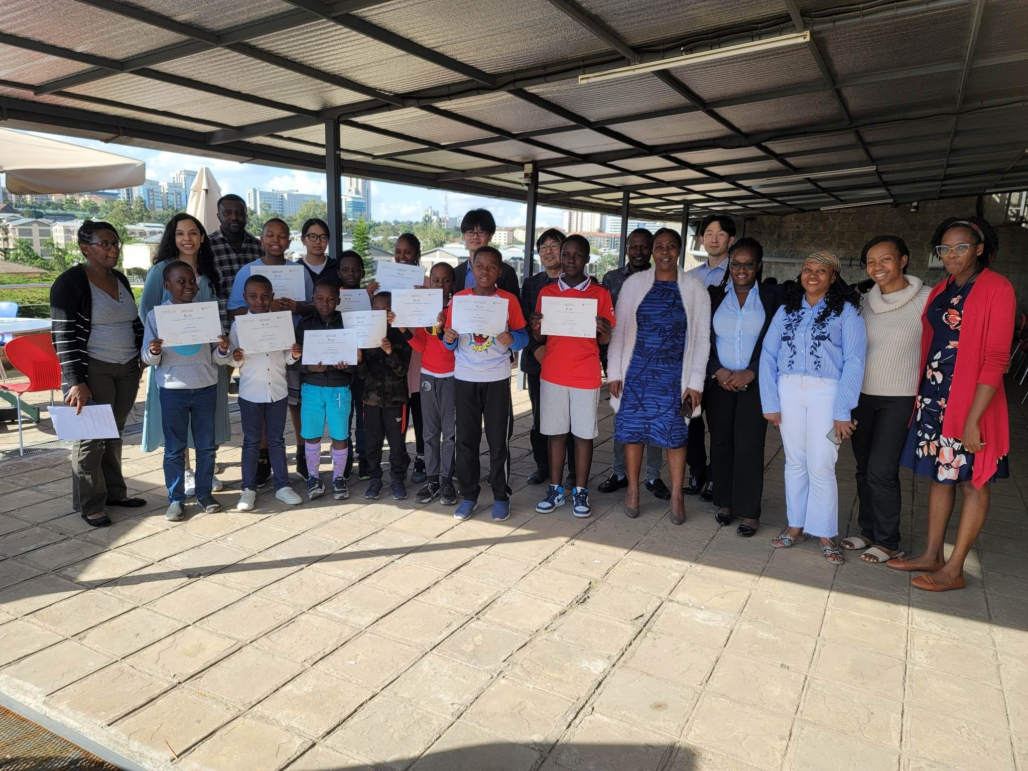 第1回ブートキャンプの終了後に受講生徒及びキャスタリアスタッフの記念撮影