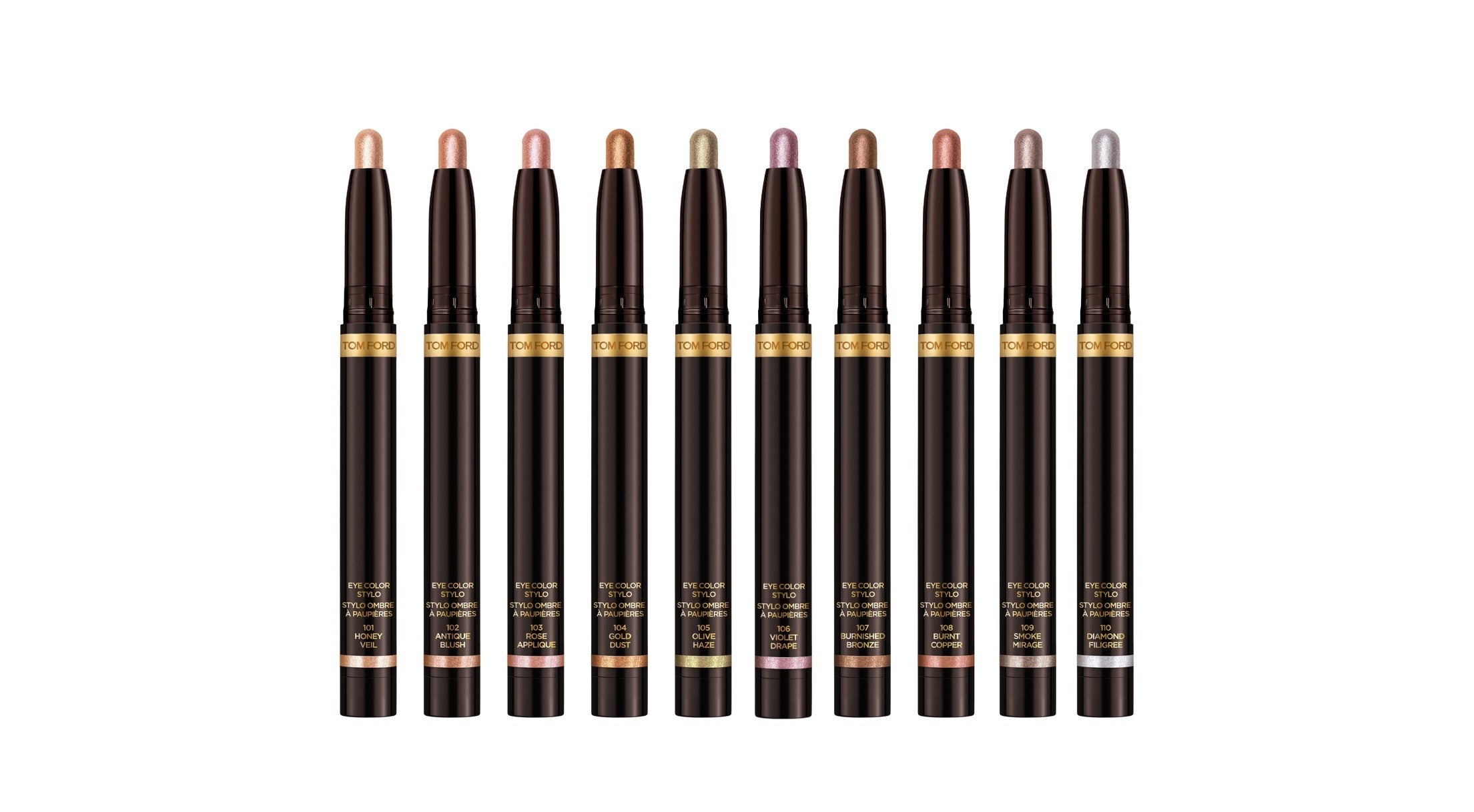 ひと塗りで叶える、ランウェイのまなざし。TOM FORD BEAUTYより、新アイメイクアップアイテム「RUNWAY アイ カラー スティロ シマー」が登場。