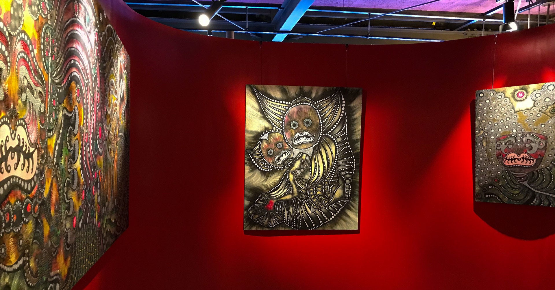 「Neo-Primitive展」溝渕ゆう子作品 展示風景