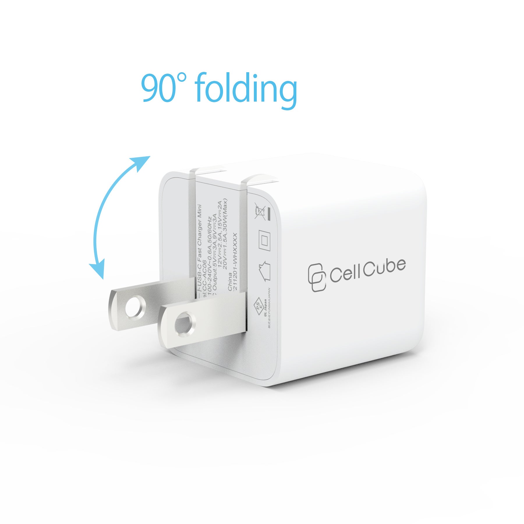 1ポートUSB-C Fast Charger GaN Mini（PD30w）