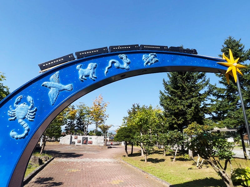 銀河鉄道の夜のゲートがお出迎え！！(花巻)