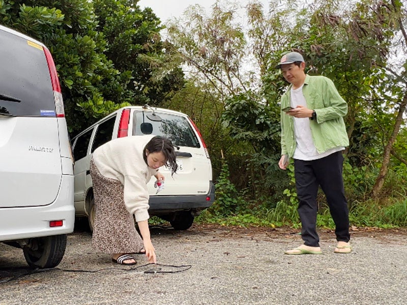 (BANSANCHI LIFEワンハンドクリー ンアクション中)